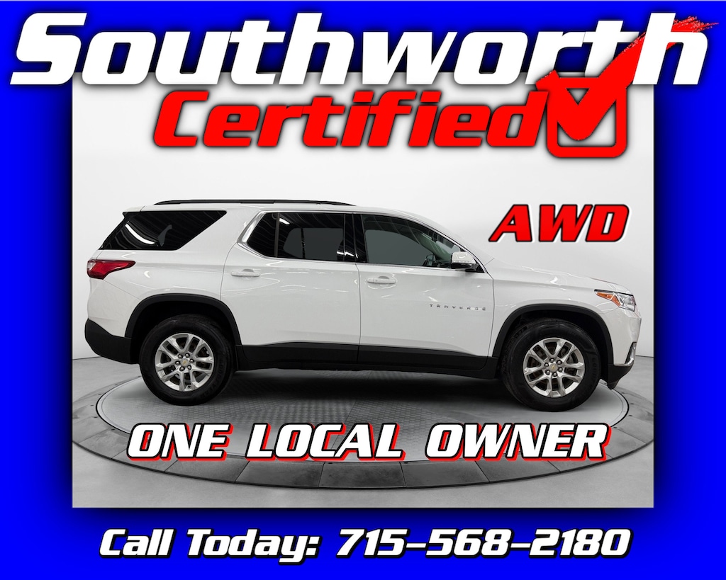 Used 2020 Chevrolet Traverse LT Cloth SUV