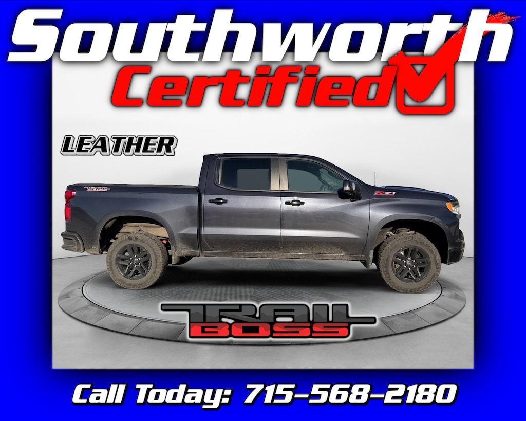 Used 2022 Chevrolet Silverado 1500 LT Trail Boss Truck Crew Cab