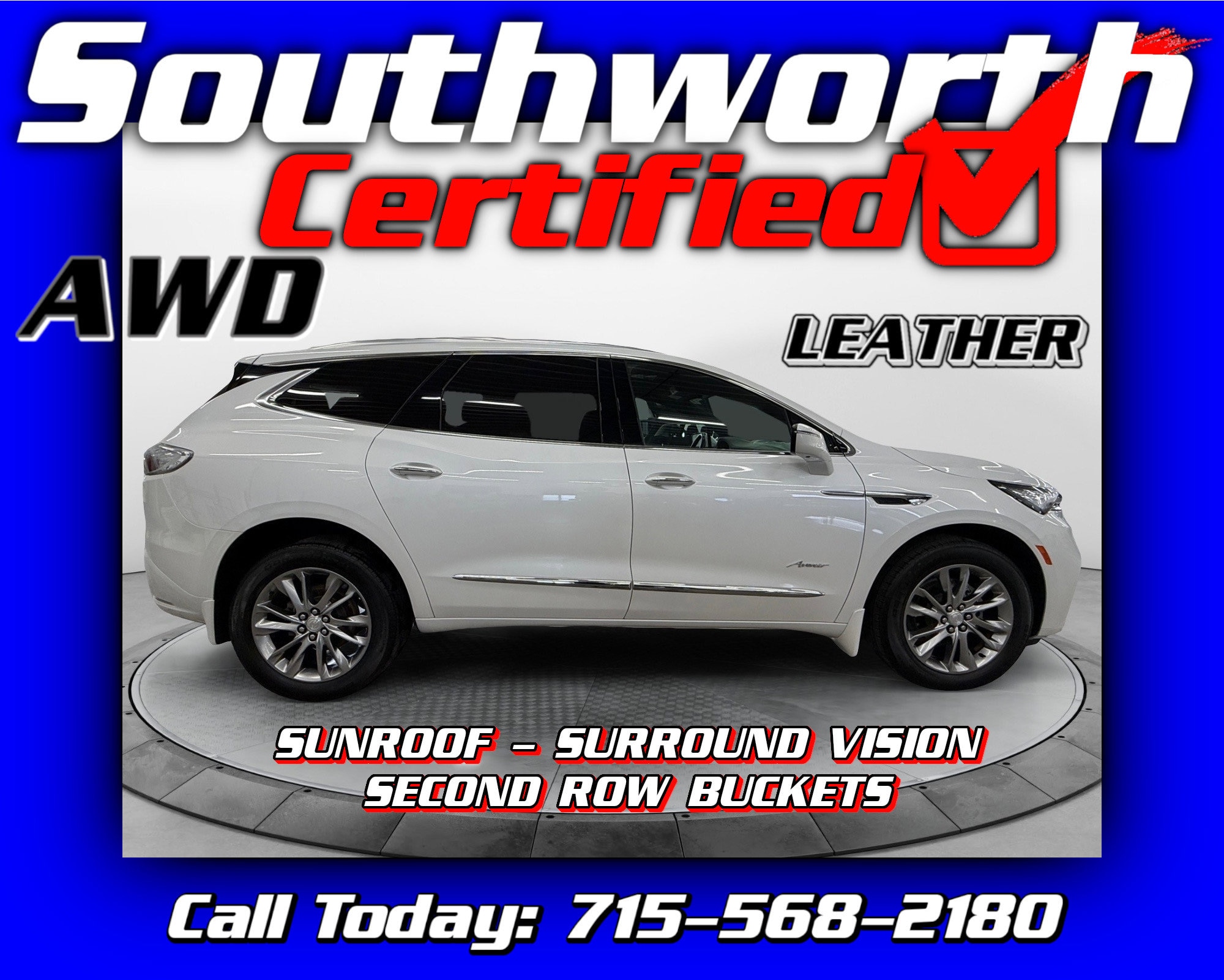 White Frost Tricoat 2022 Buick Enclave Avenir AWD SUV / Crossover Four-Wheel Drive Automatic