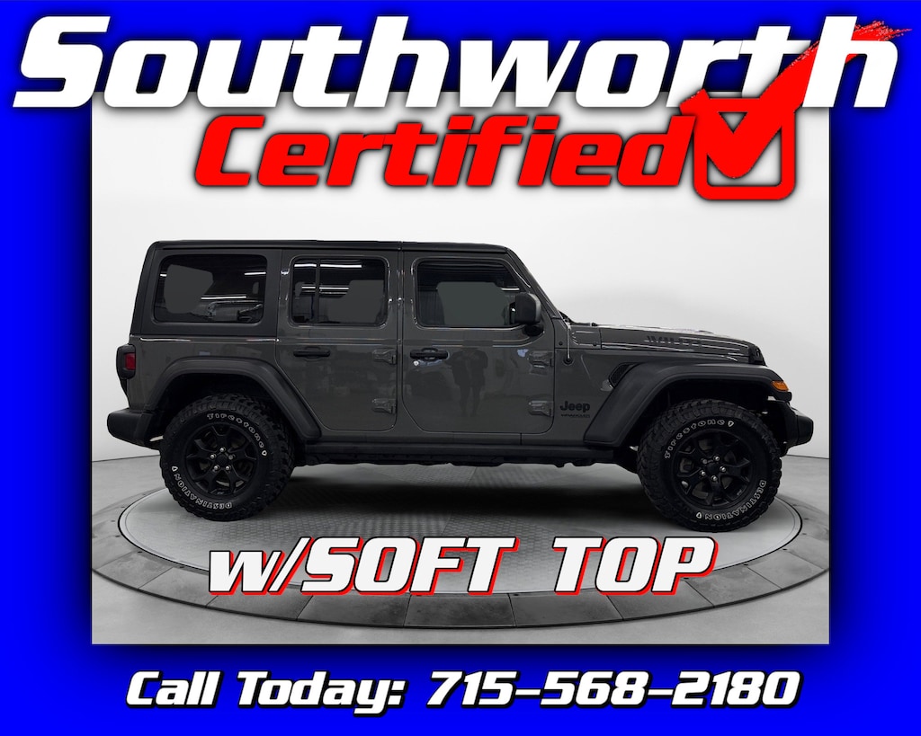 Used 2020 Jeep Wrangler Unlimited Willys SUV