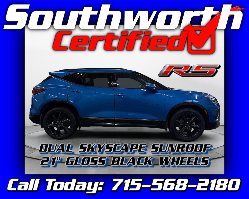 Used 2020 Chevrolet Blazer RS SUV