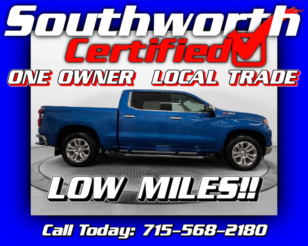 Used 2024 Chevrolet Silverado 1500 LTZ Truck Crew Cab