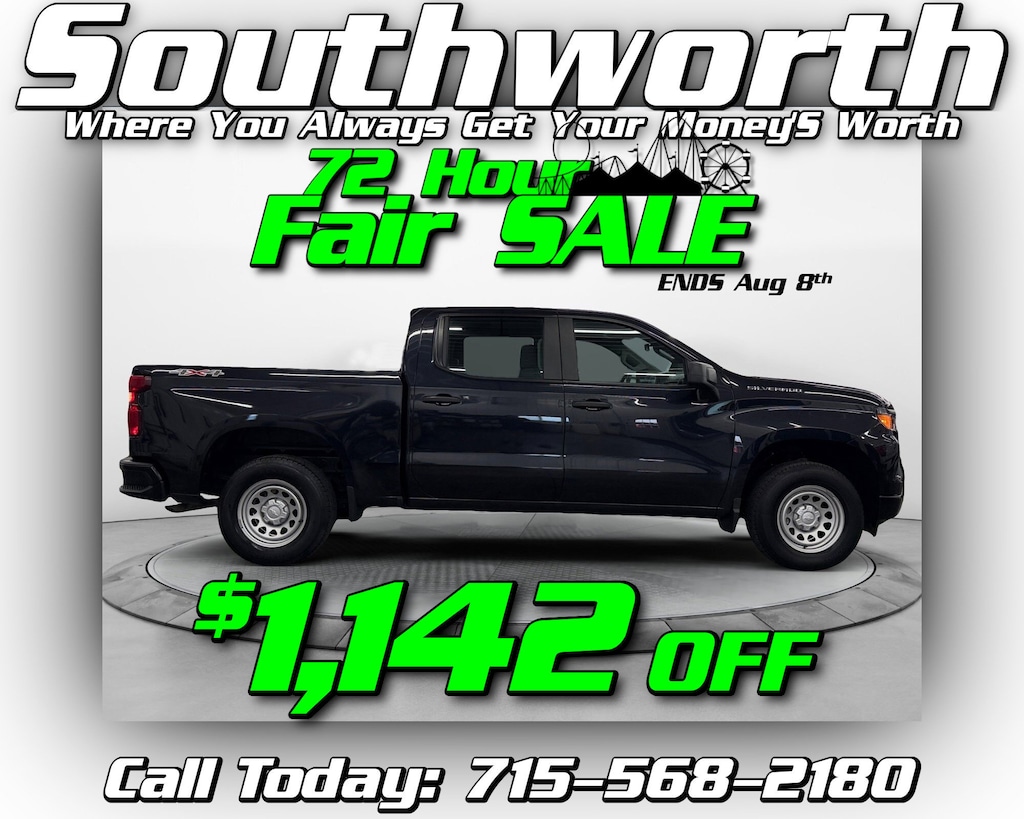 Used 2024 Chevrolet Silverado 1500 Work Truck Truck Crew Cab