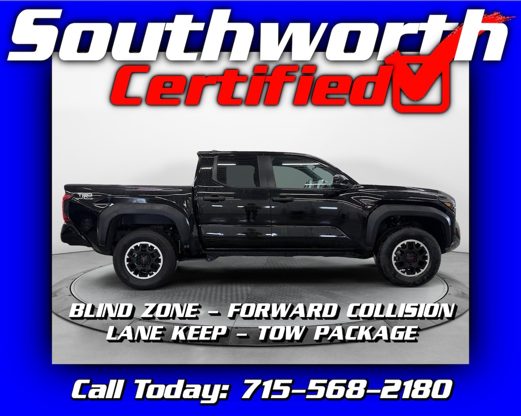 Used 2024 Toyota Tacoma 4WD TRD Sport Truck Double Cab