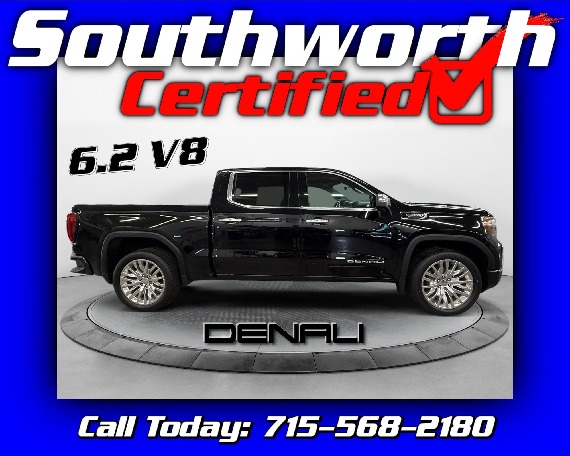 Onyx Black 2019 GMC Sierra 1500 Pickup Truck Four-Wheel Drive Automatic
