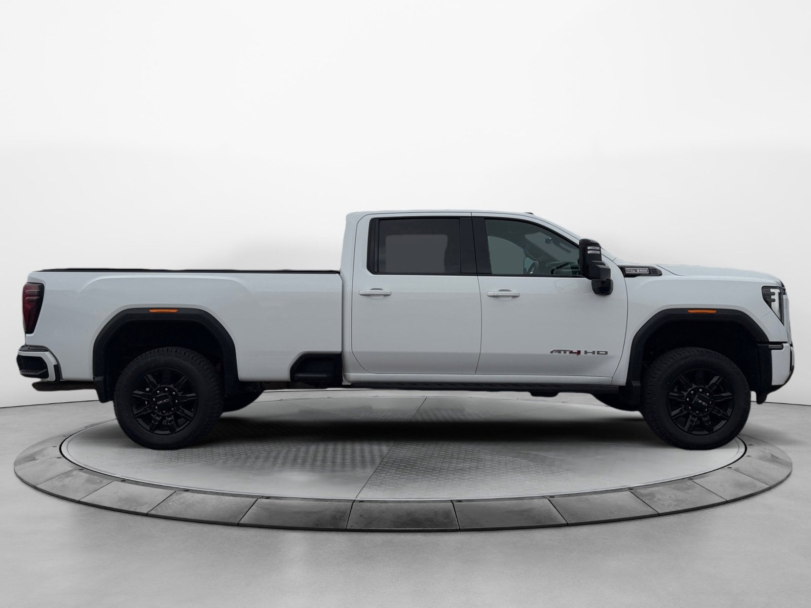 Summit White 2024 GMC Sierra 2500HD AT4 Crew Cab 4WD Pickup Truck Four-Wheel Drive Automatic