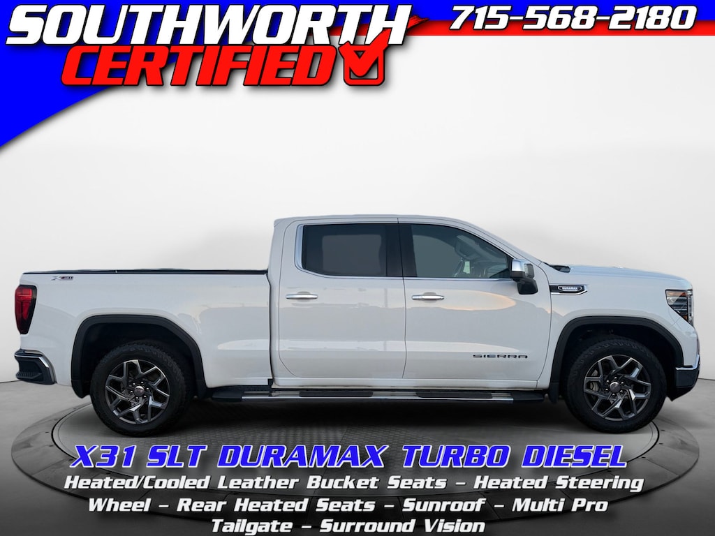 Used 2022 GMC Sierra 1500 SLT Truck Crew Cab