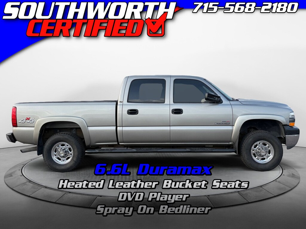 Used 2002 Chevrolet Silverado 2500HD LT Truck Crew Cab