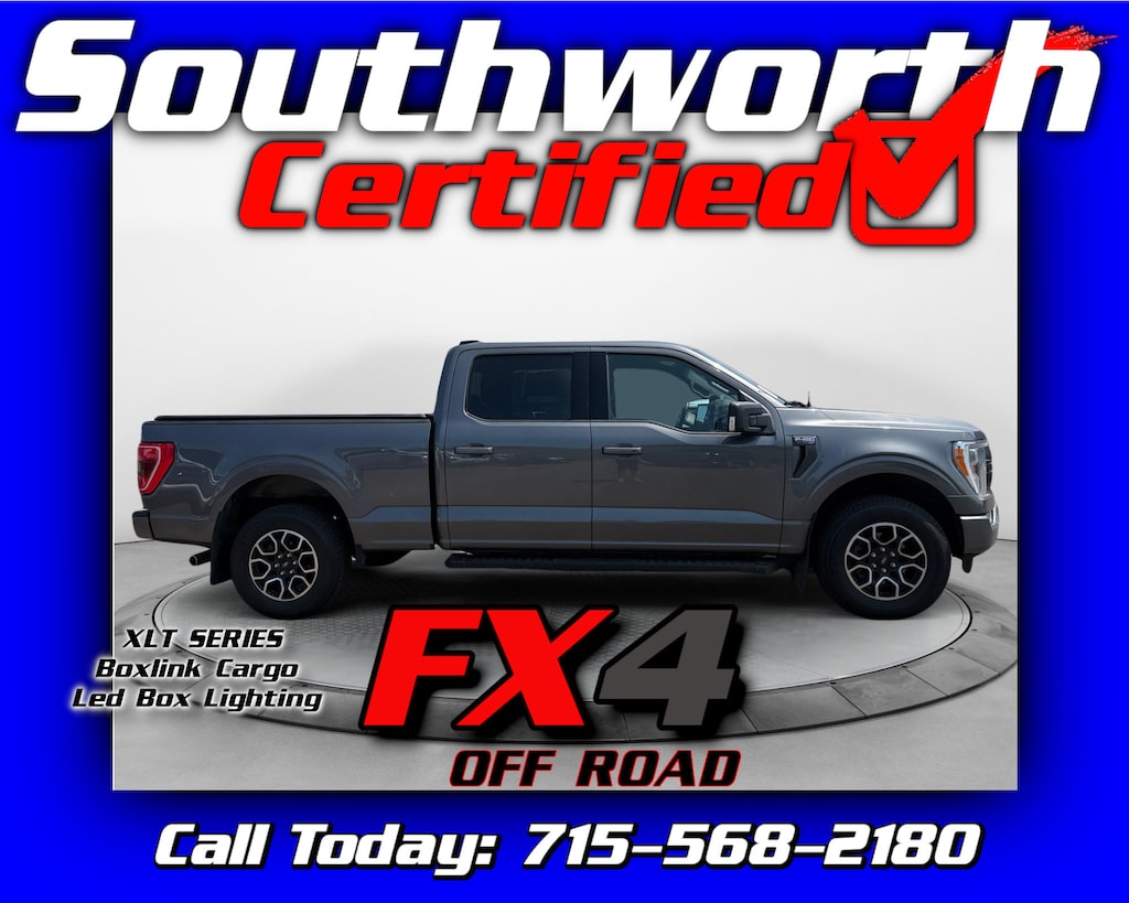 Used 2023 Ford F-150 XLT 4WD SuperCrew 5.5 Box Truck SuperCrew Cab