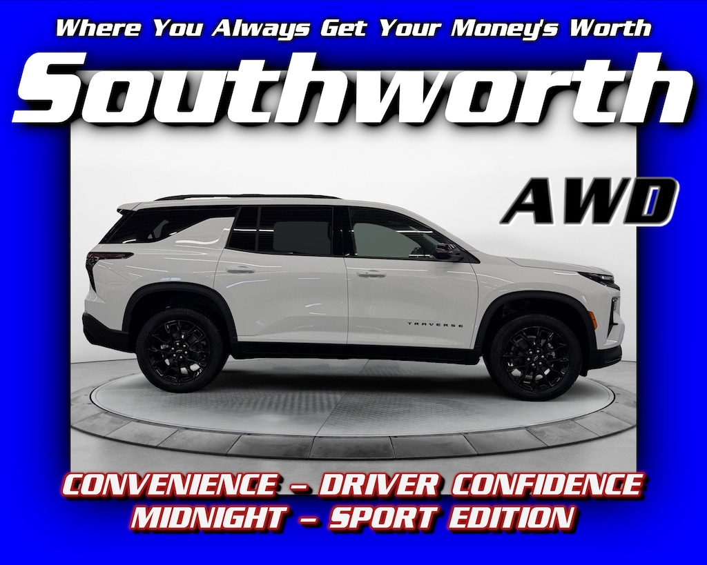 New 2026 Chevrolet Traverse LT SUV