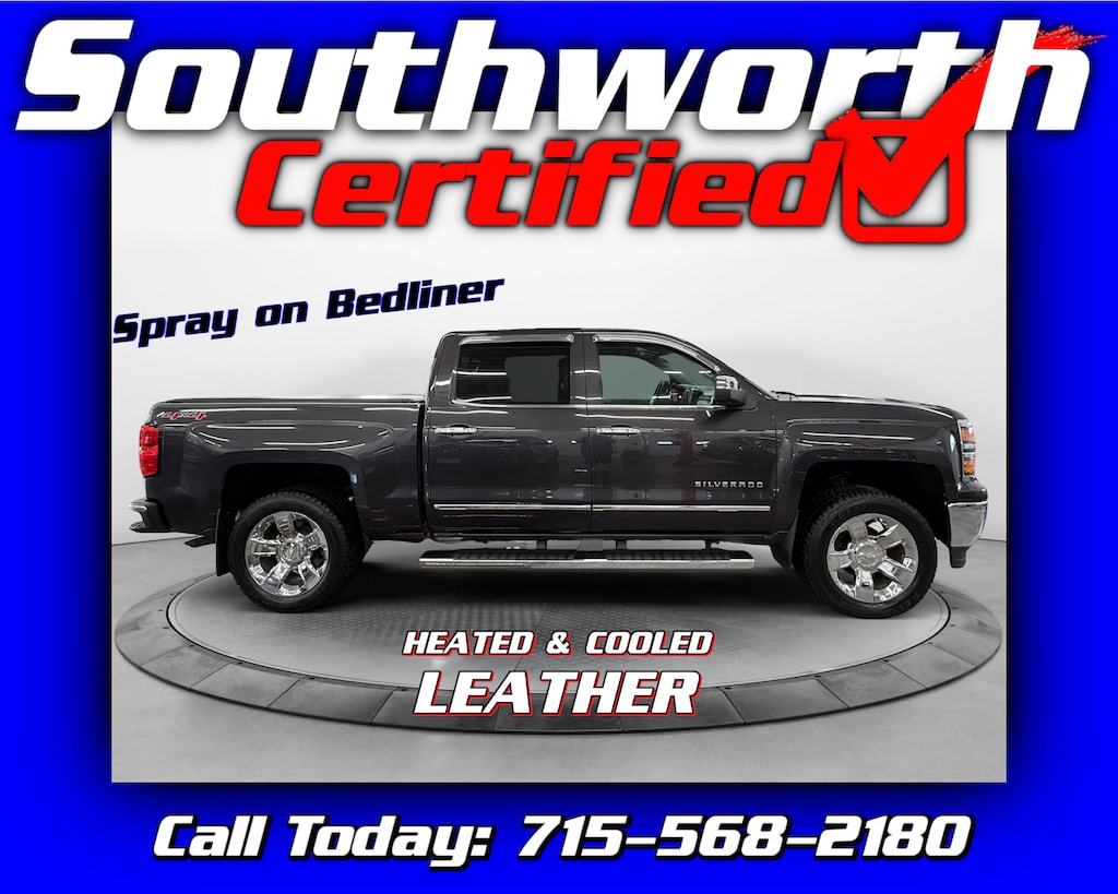 Used 2015 Chevrolet Silverado 1500 LTZ Truck Crew Cab