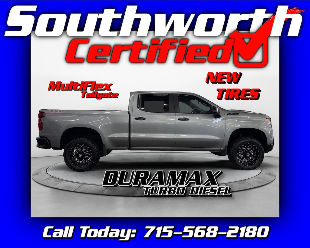 Used 2023 Chevrolet Silverado 1500 LT Trail Boss Truck Crew Cab