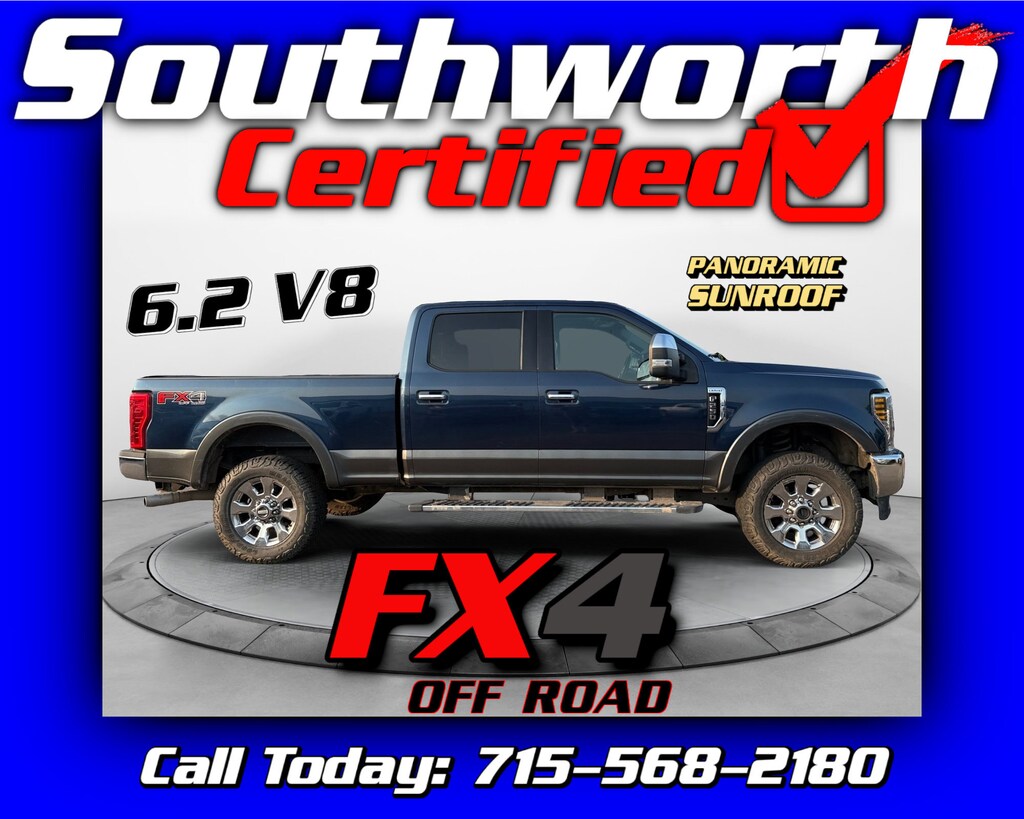 Used 2018 Ford Super Duty F-250 SRW Lariat 4WD Crew Cab 6.75 Box Truck Crew Cab