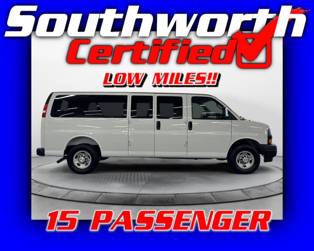 Used 2025 Chevrolet Express Passenger LS Van Extended Passenger Van