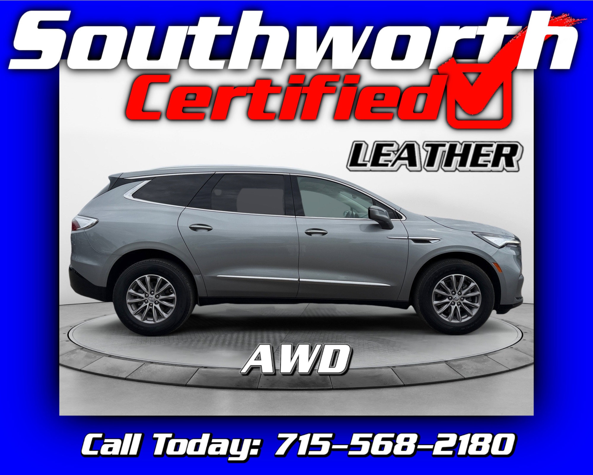 Moonstone Gray Metallic 2024 Buick Enclave Essence AWD SUV / Crossover Four-Wheel Drive Automatic