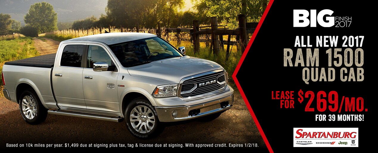 New & Used Chrysler, Dodge, Jeep & RAM Dealer Spartanburg Sales