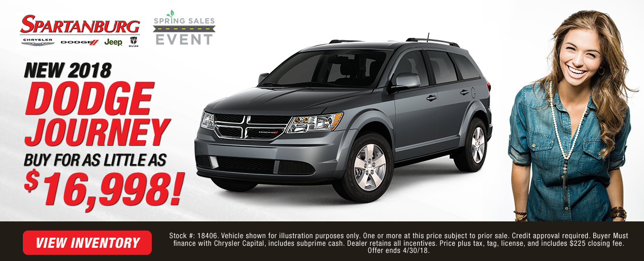 New & Used Chrysler, Dodge, Jeep & RAM Dealer Spartanburg Sales