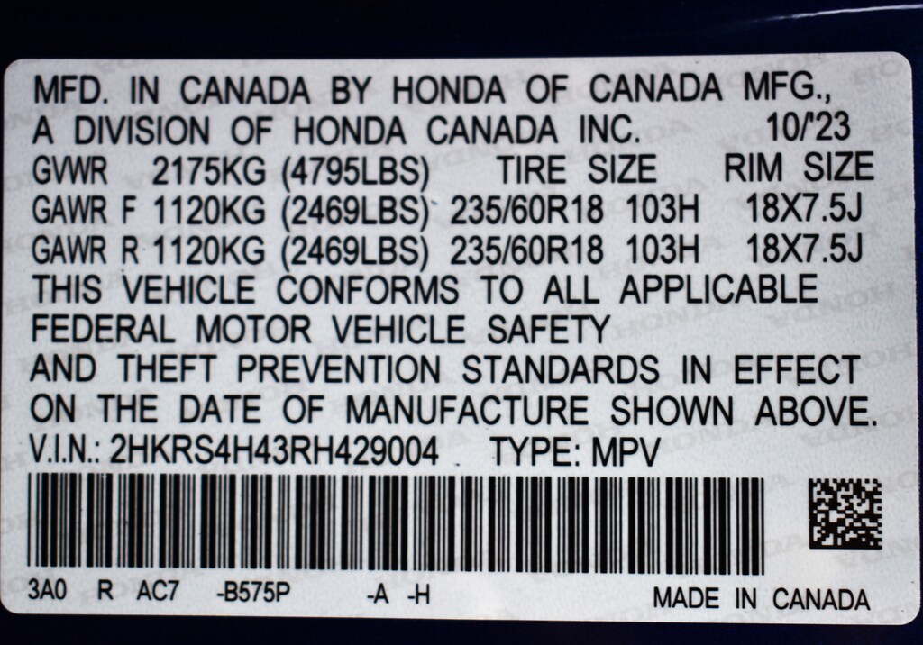 New 2024 Honda CRV For Sale at Yreka Honda VIN 2HKRS4H43RH429004