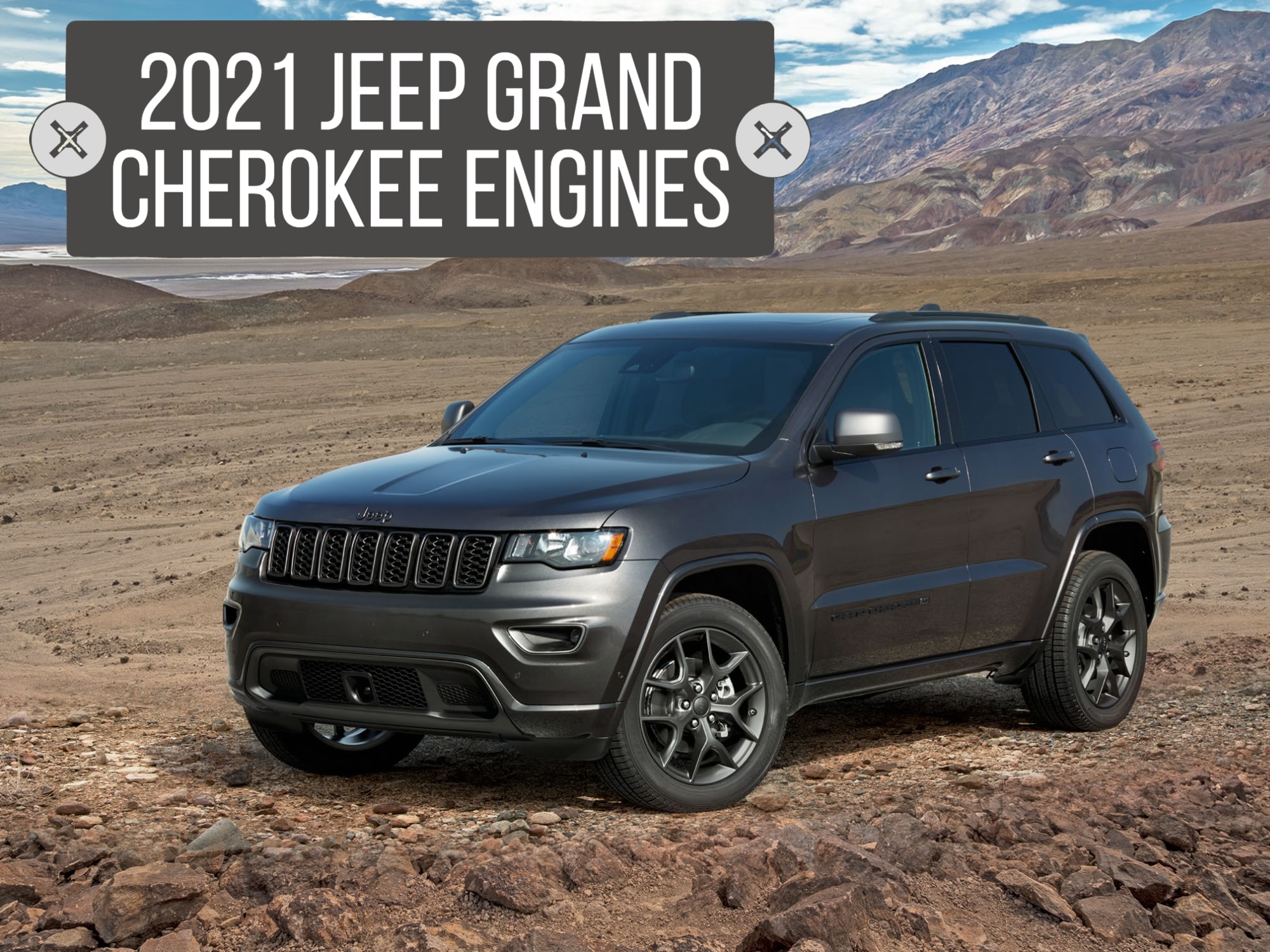 Front 3/4 View new Jeep Grand Cherokee 80th anniversary edition