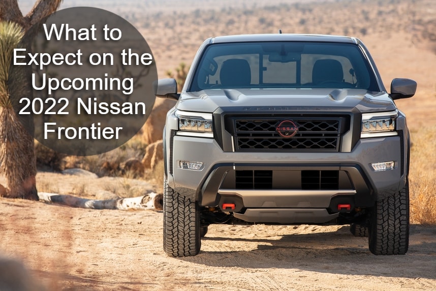 Front View of 2022 Nissan Frontier in Desert