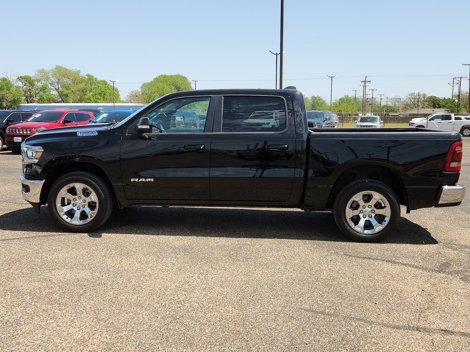 Used 2022 RAM Ram 1500 Pickup Big Horn/Lone Star with VIN 1C6RRFFG9NN375374 for sale in Lubbock, TX