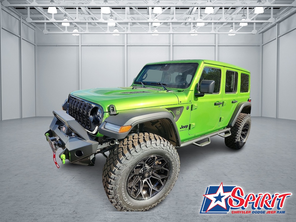 New 2025 Jeep Wrangler 4-DOOR WILLYS Sport Utility