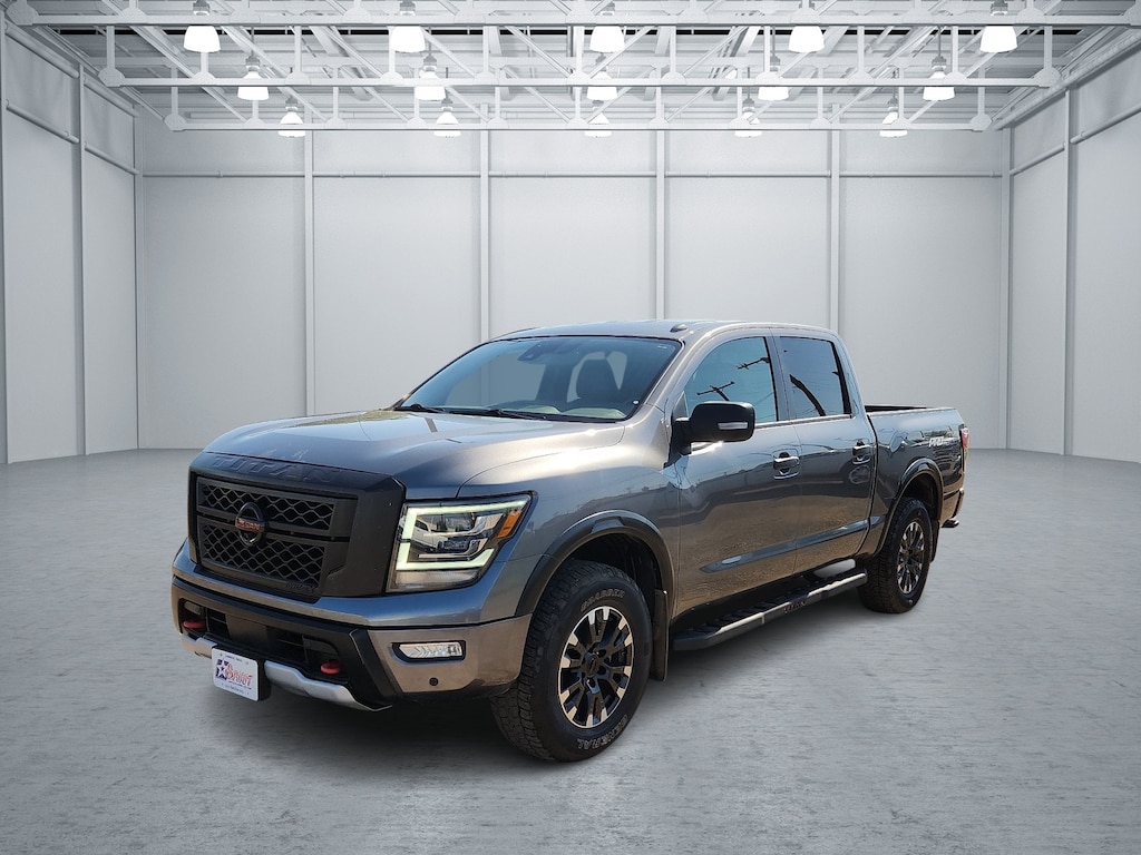 Used 2021 Nissan Titan PRO-4X (A9) 4x4 Crew Cab 5.5 ft. box 139.8 in. WB
