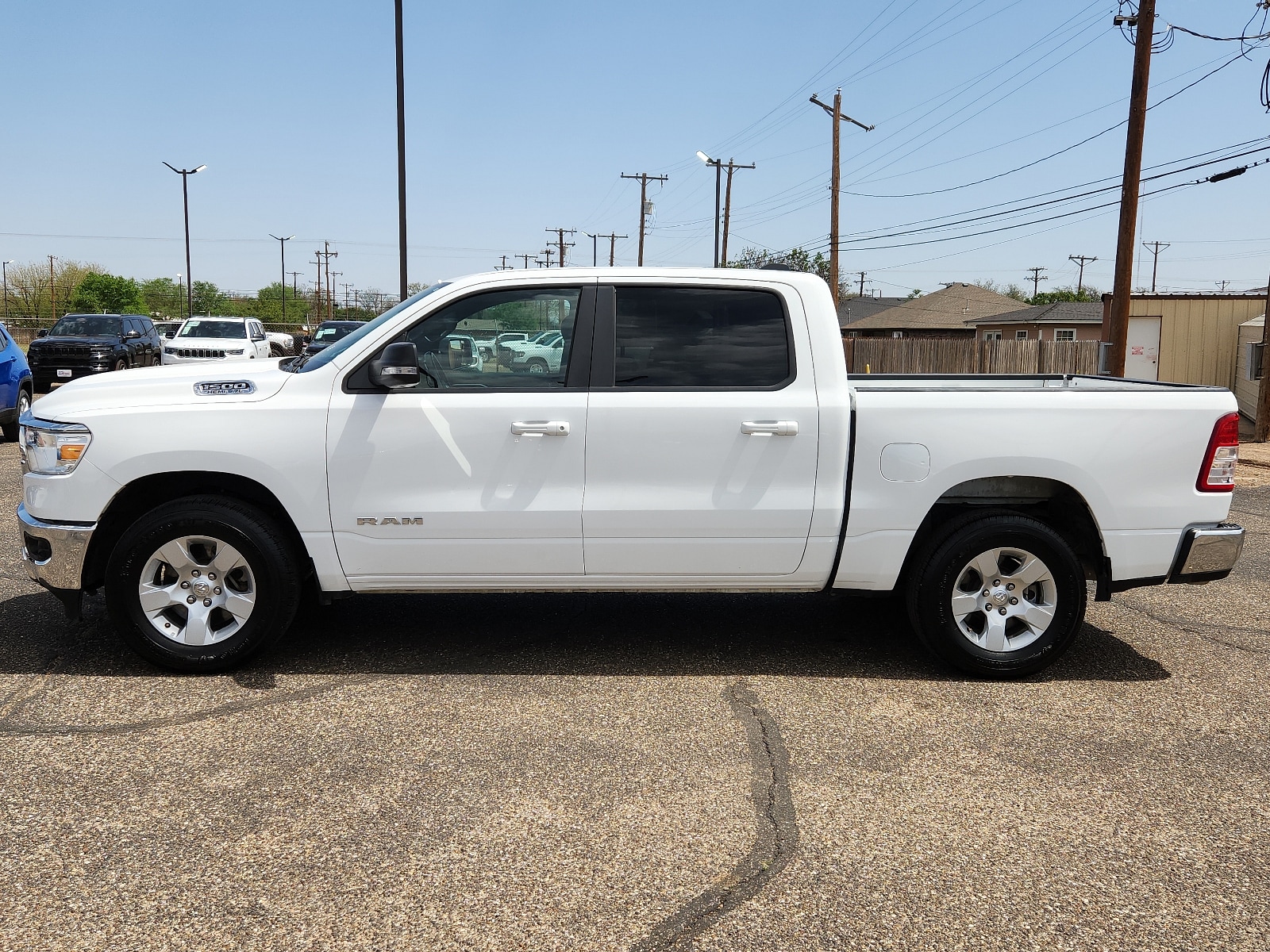 Used 2022 RAM Ram 1500 Pickup Big Horn/Lone Star with VIN 1C6SRFFT7NN158873 for sale in Lubbock, TX