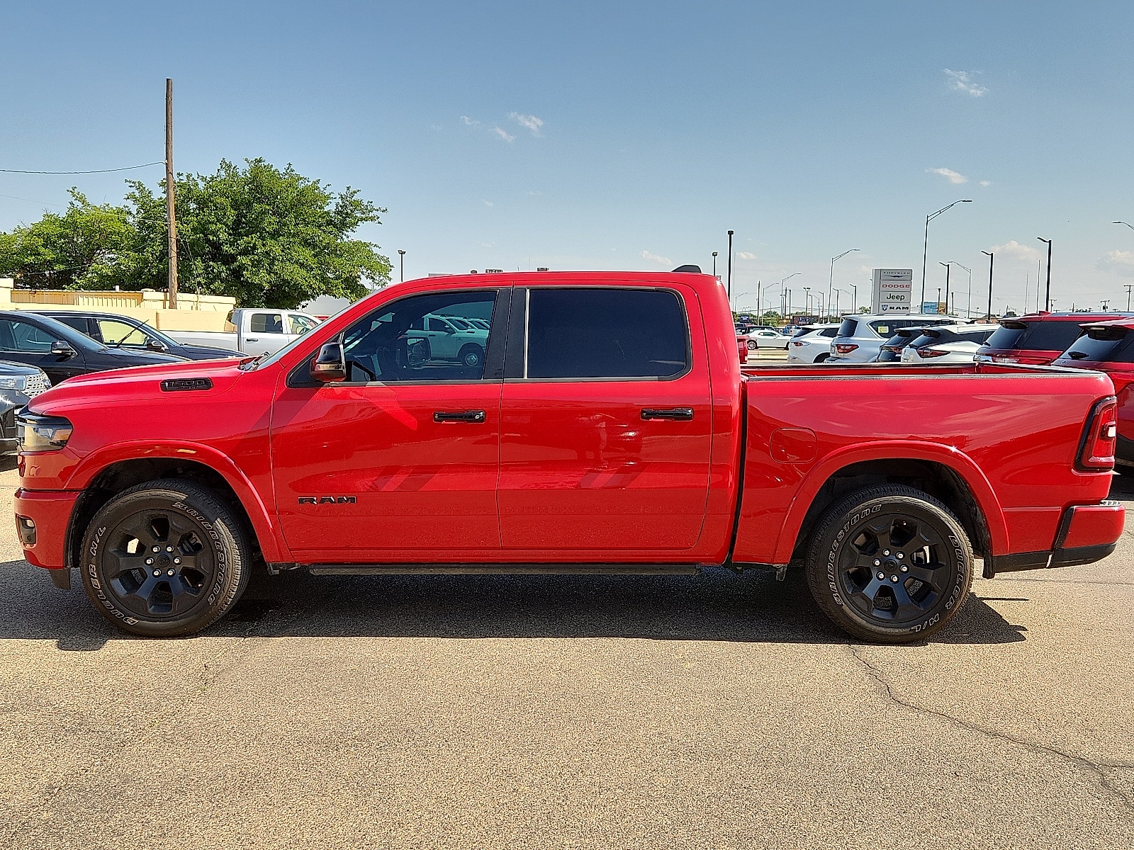 Used 2025 RAM Ram 1500 Pickup Big Horn/Lone Star with VIN 1C6SRFFPXSN528003 for sale in Lubbock, TX