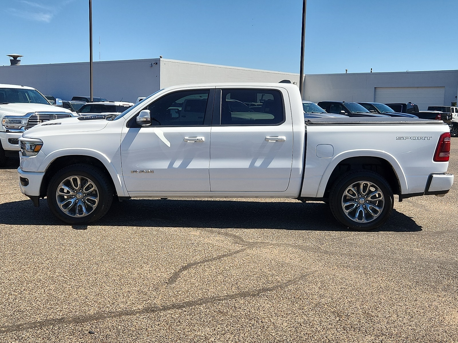 Used 2021 RAM Ram 1500 Pickup Laramie with VIN 1C6SRFJT3MN509574 for sale in Lubbock, TX