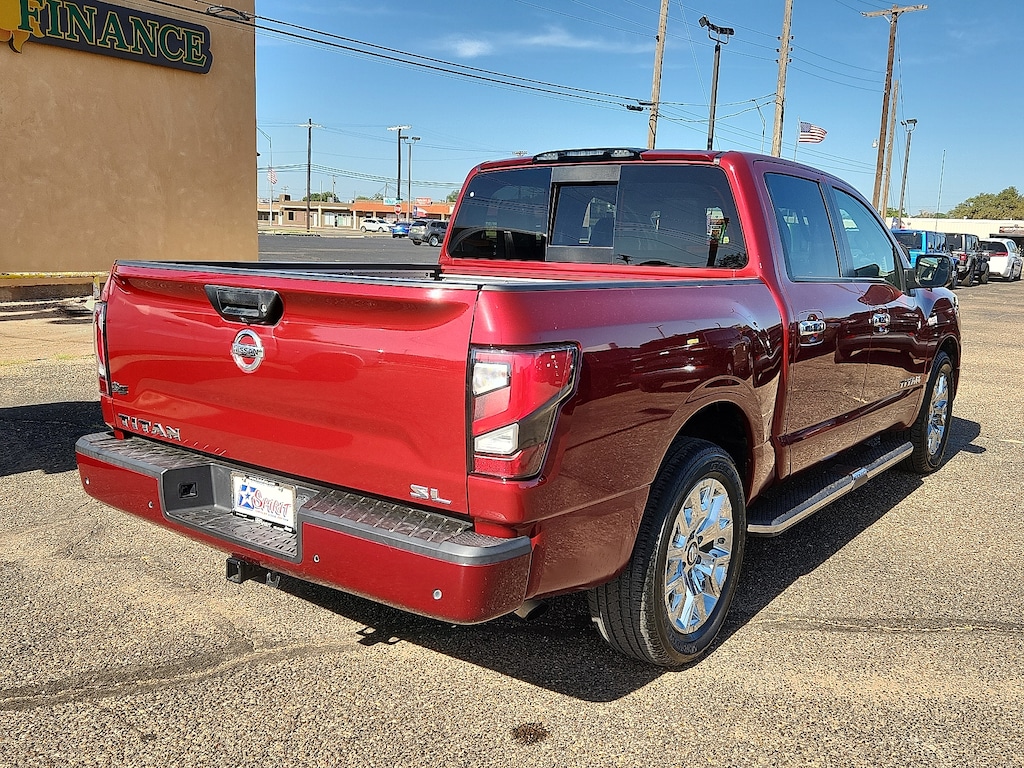 Used 2021 Nissan Titan SL (A9) (EOP 03-31-2021) 4x2 Crew Cab 5.5 ft. box