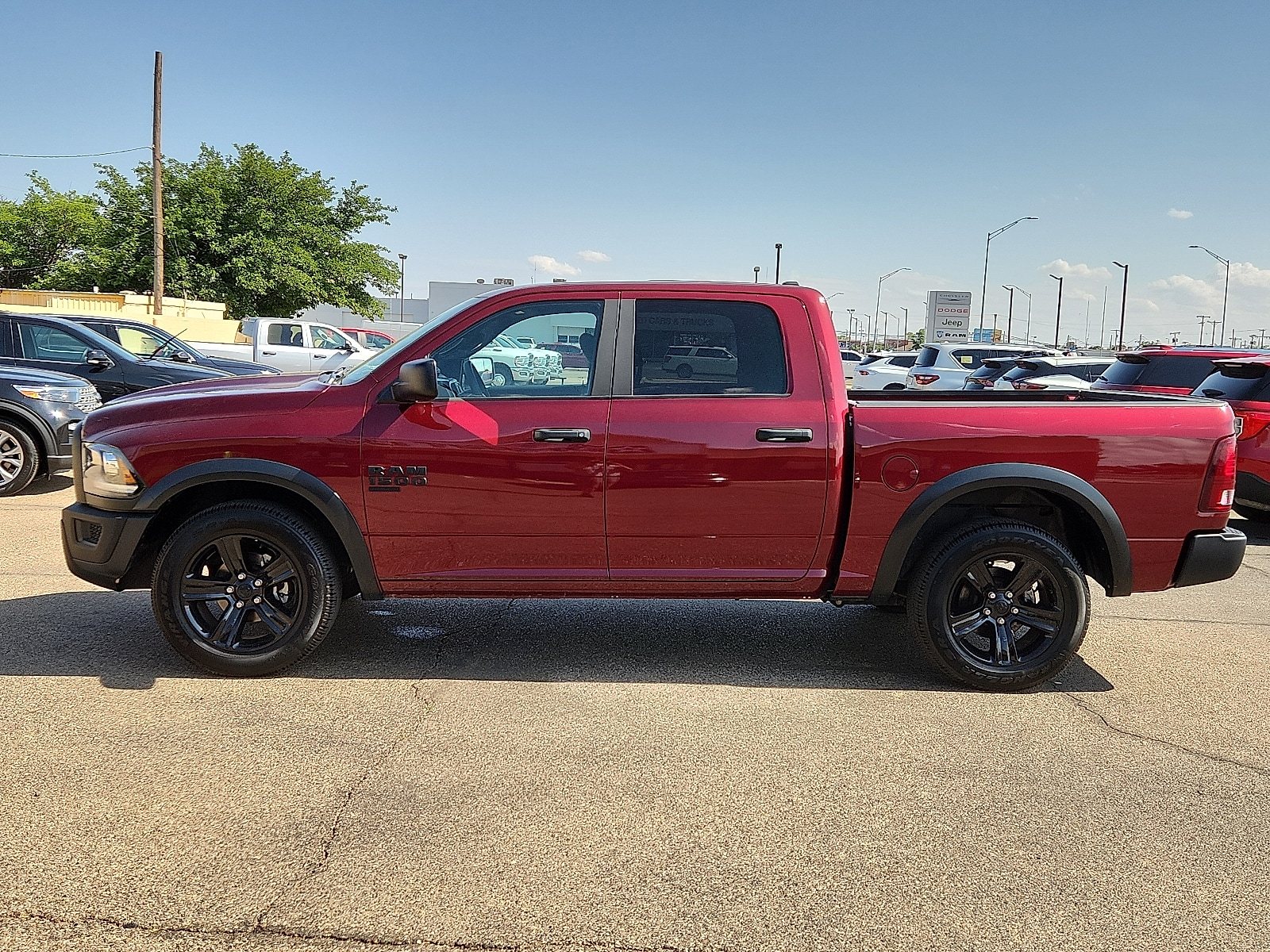 Used 2024 RAM Ram 1500 Classic Warlock with VIN 1C6RR6LG0RS127820 for sale in Lubbock, TX