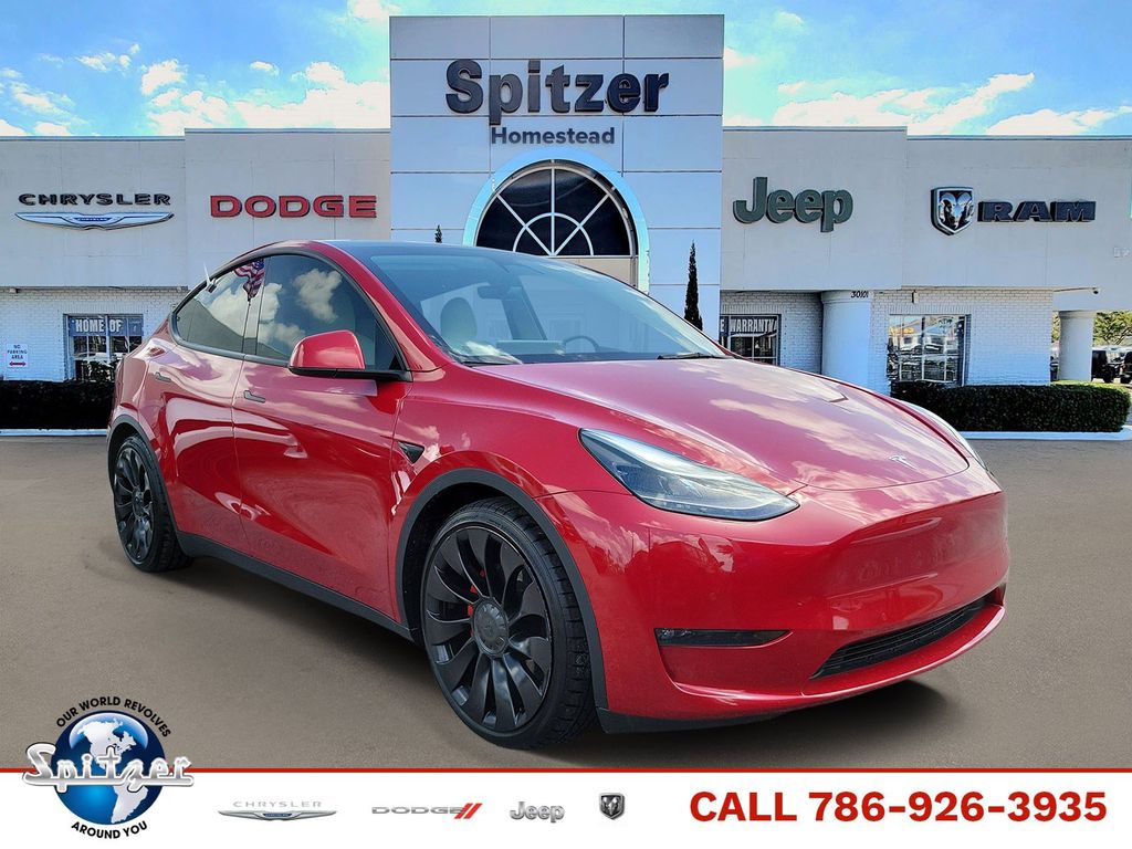 Used 2022 Tesla Model Y Performance with VIN 7SAYGDEF3NF461899 for sale in Homestead, FL