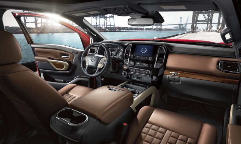 2024 Nissan TITAN Interior Back Seat View