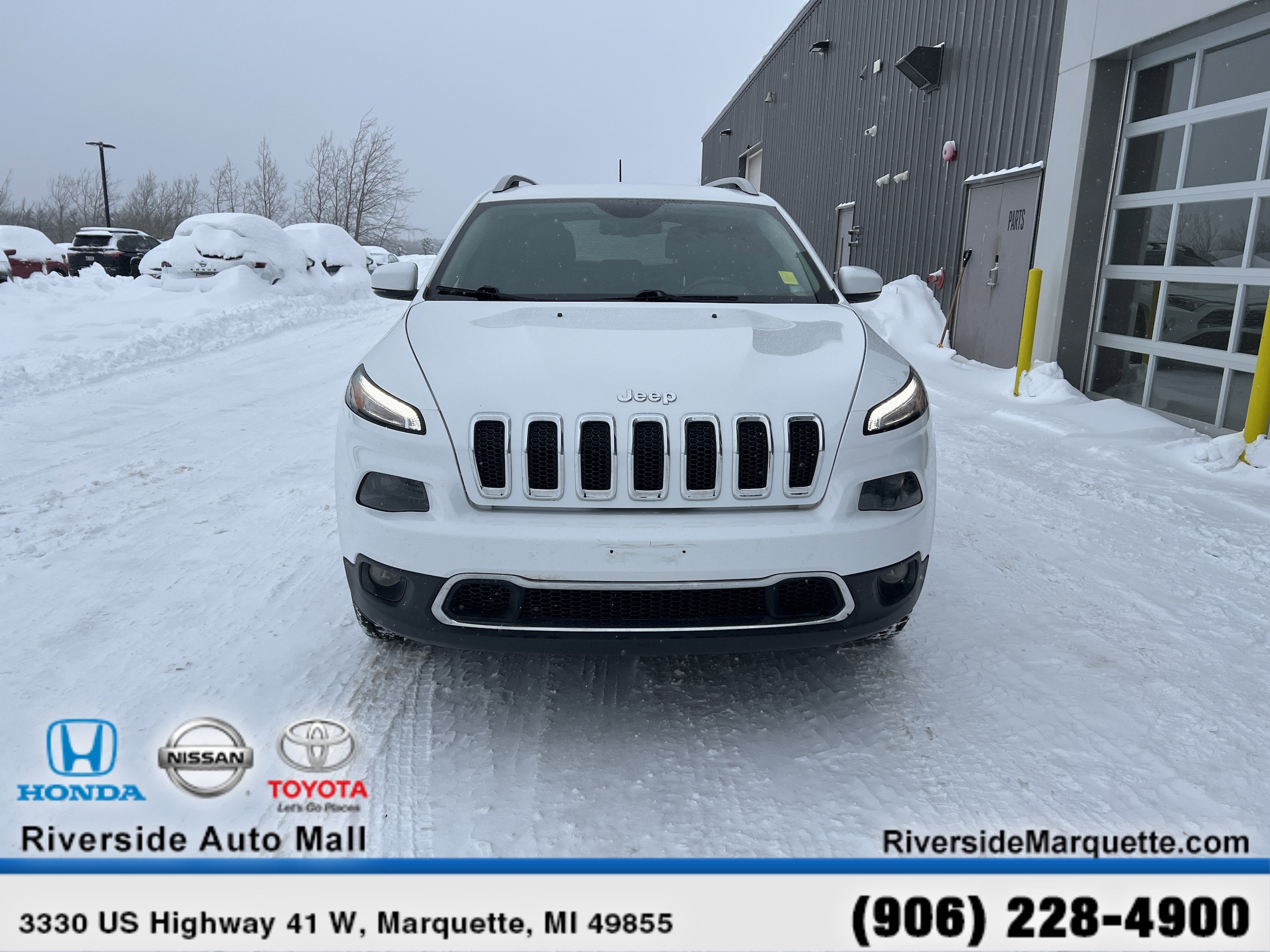 Used 2016 Jeep Cherokee Limited with VIN 1C4PJMDSXGW296540 for sale in Marquette, MI