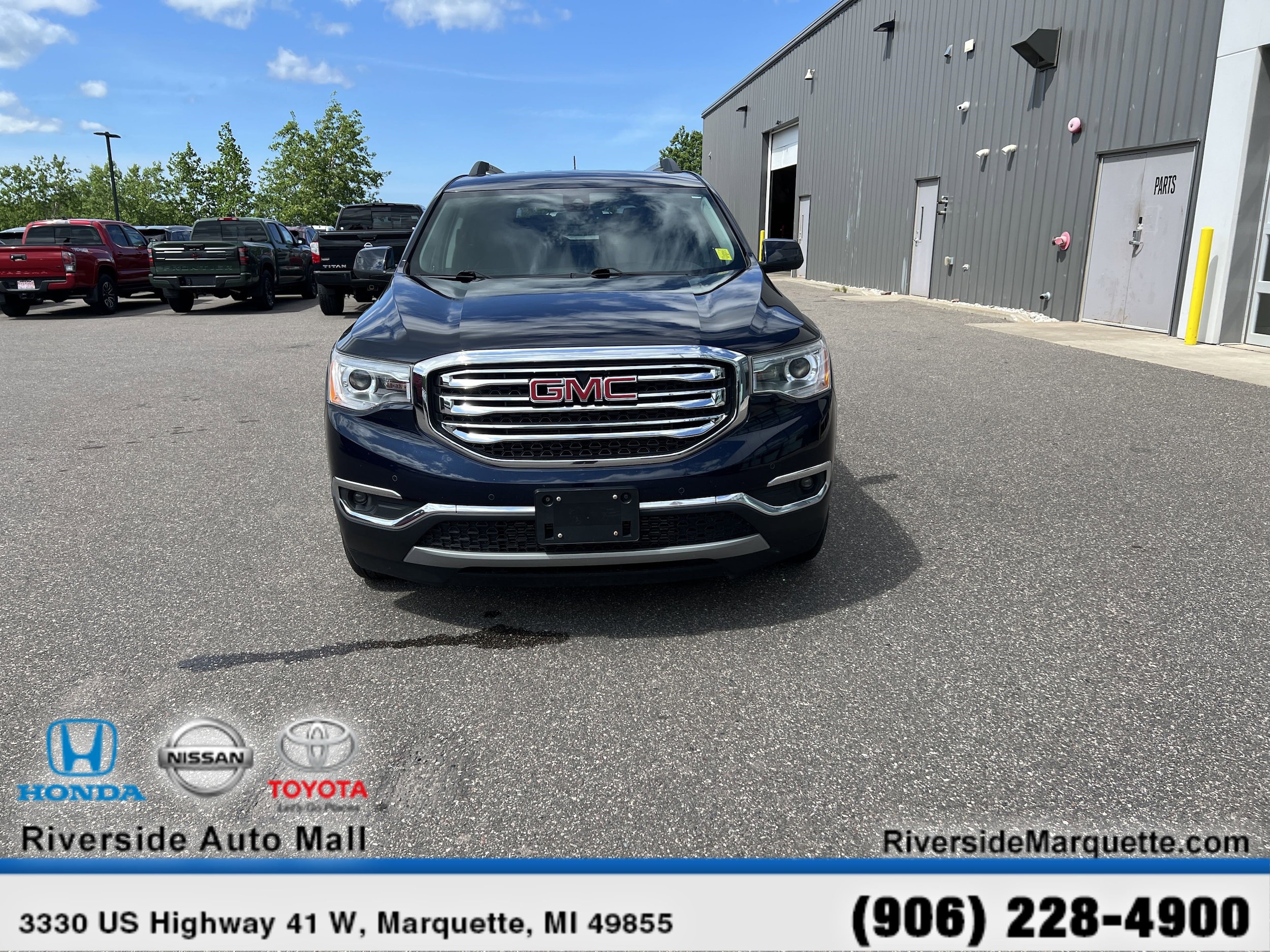 Used 2017 GMC Acadia SLT-2 with VIN 1GKKNWLS4HZ233336 for sale in Iron Mountain, MI