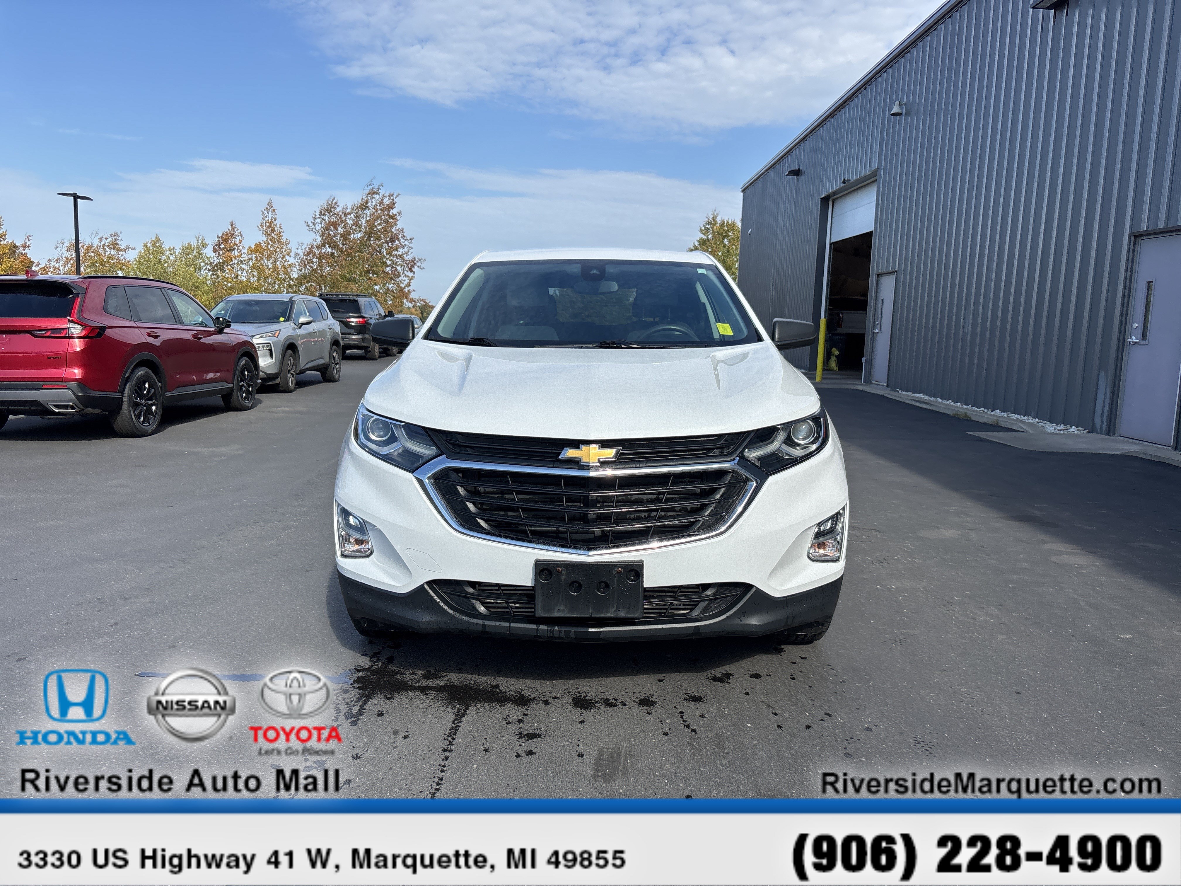Certified 2020 Chevrolet Equinox LS with VIN 3GNAXSEV7LS564801 for sale in Marquette, MI