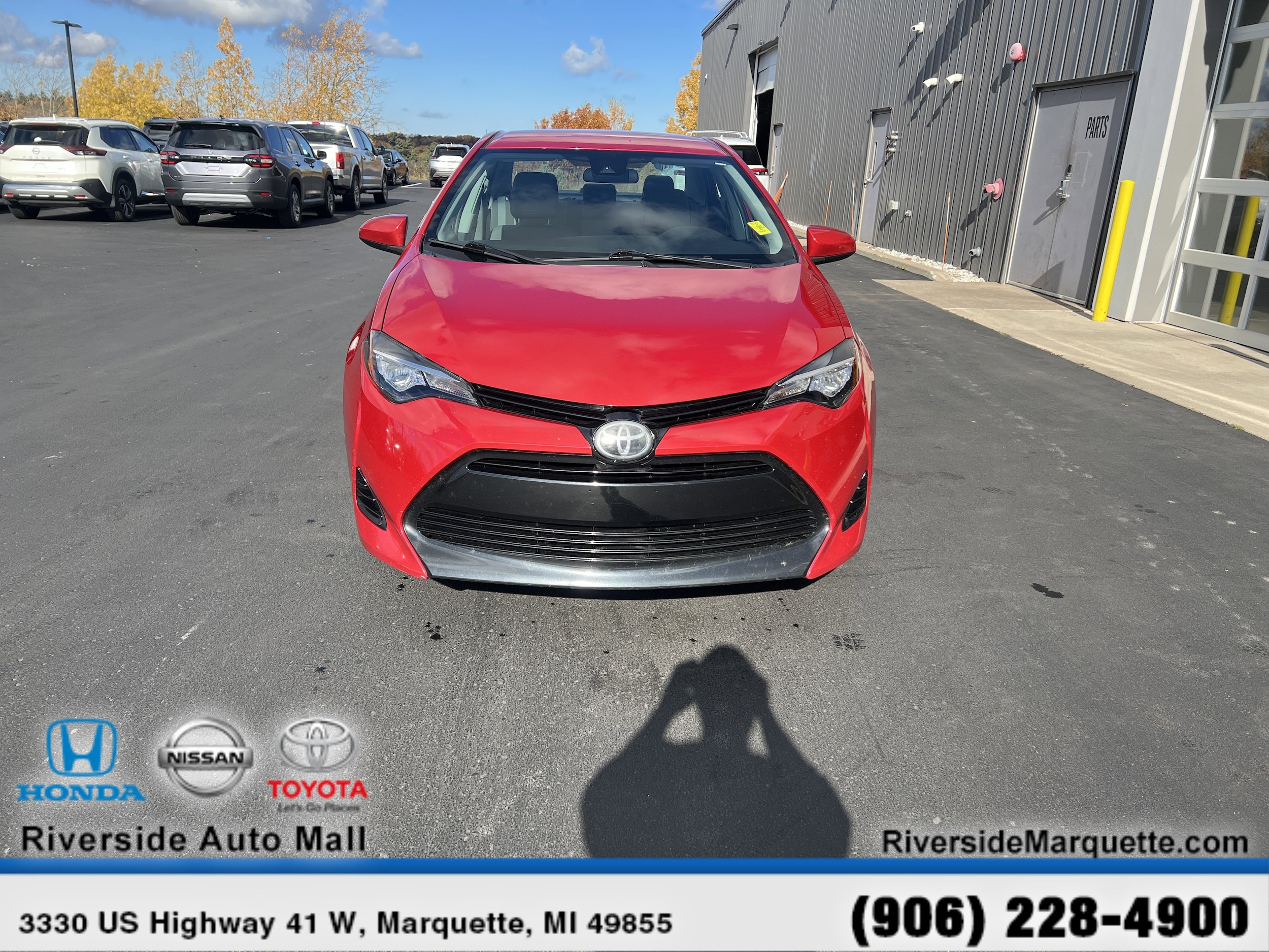 Certified 2017 Toyota Corolla LE with VIN 2T1BURHE3HC847047 for sale in Marquette, MI