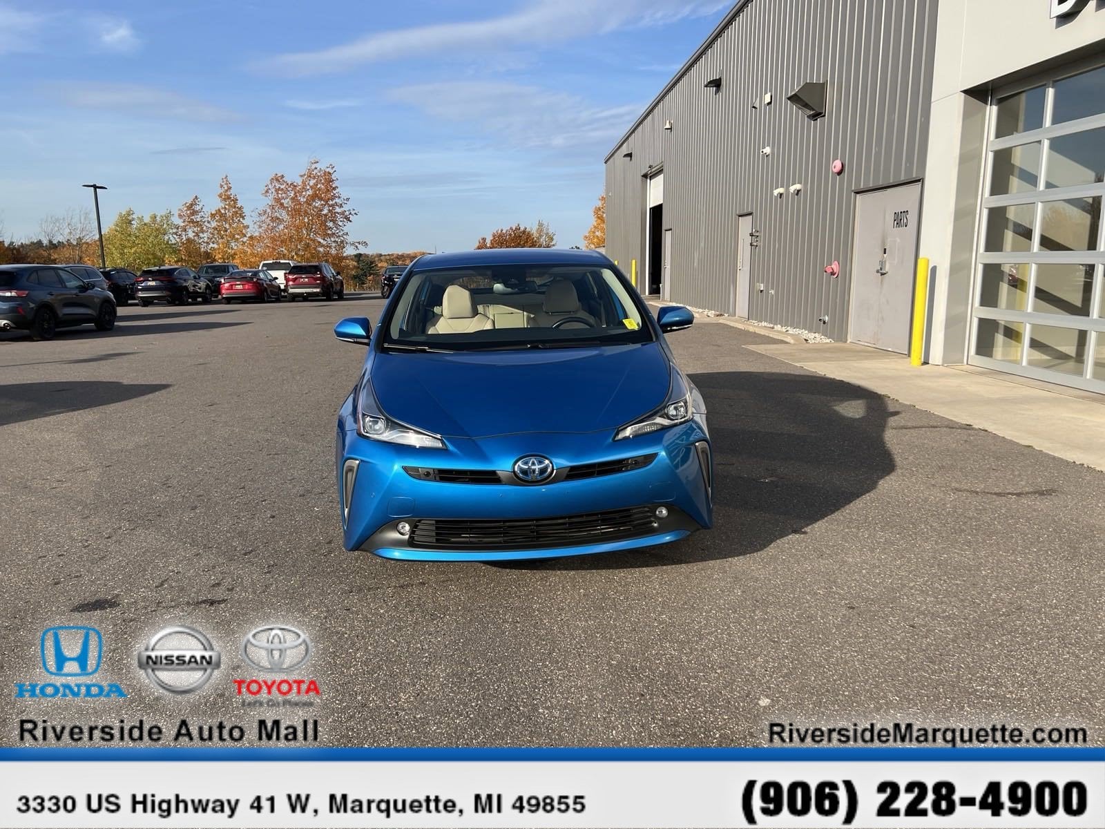 Used 2019 Toyota Prius XLE with VIN JTDL9RFU3K3005633 for sale in Iron Mountain, MI
