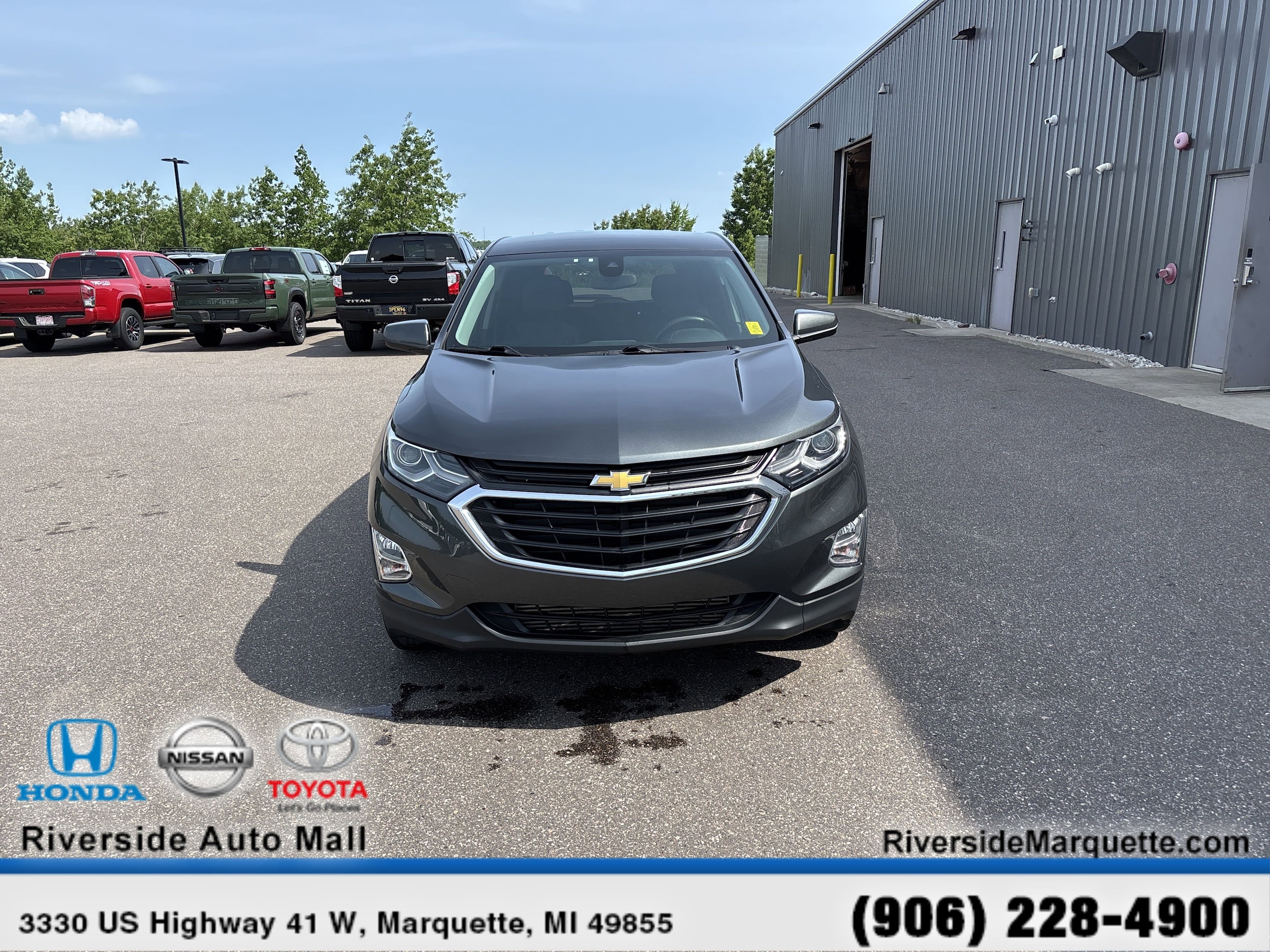 Certified 2020 Chevrolet Equinox LT with VIN 3GNAXUEV1LL268548 for sale in Iron Mountain, MI