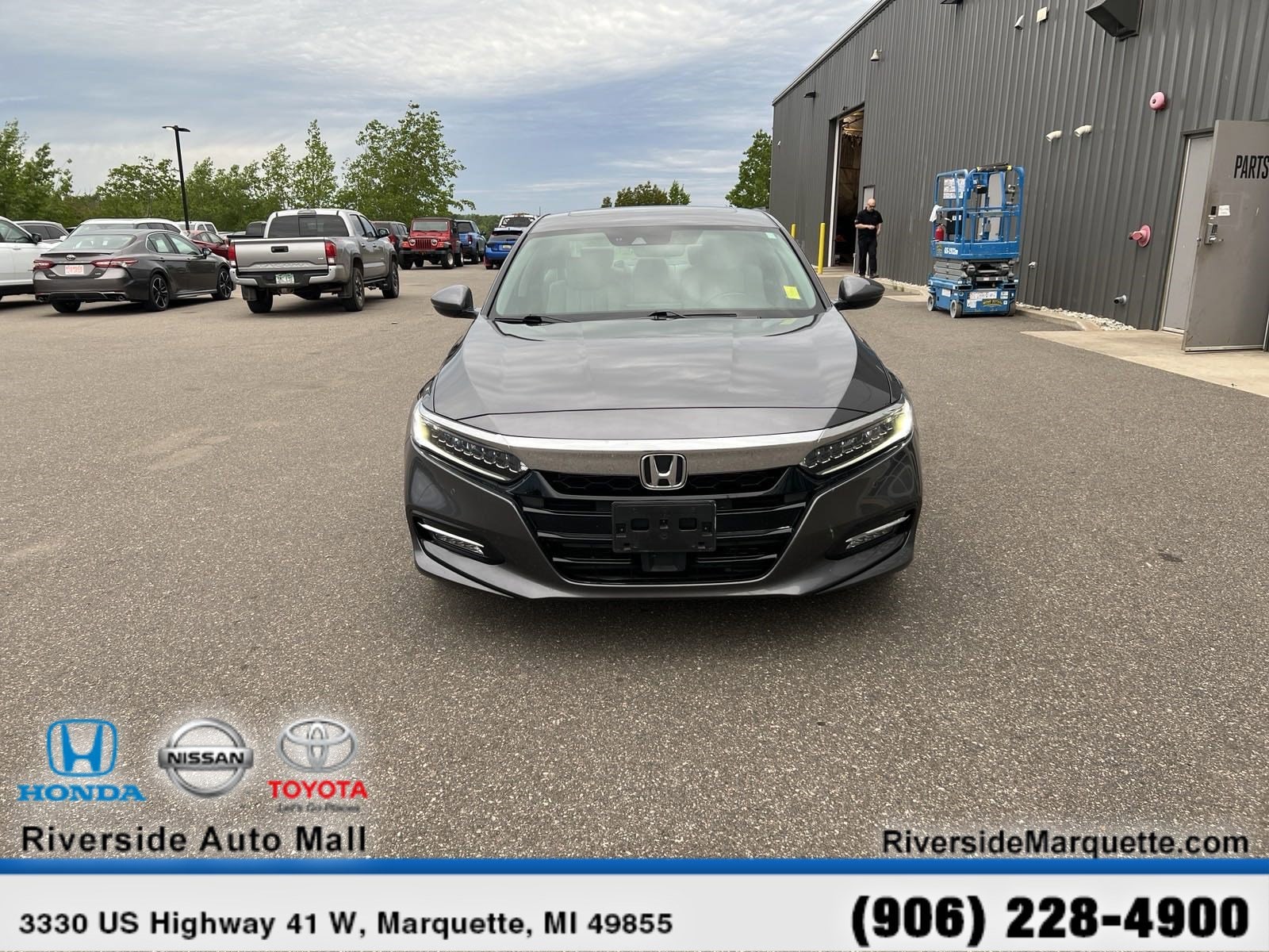 Certified 2019 Honda Accord Hybrid Touring with VIN 1HGCV3F93KA022319 for sale in Iron Mountain, MI