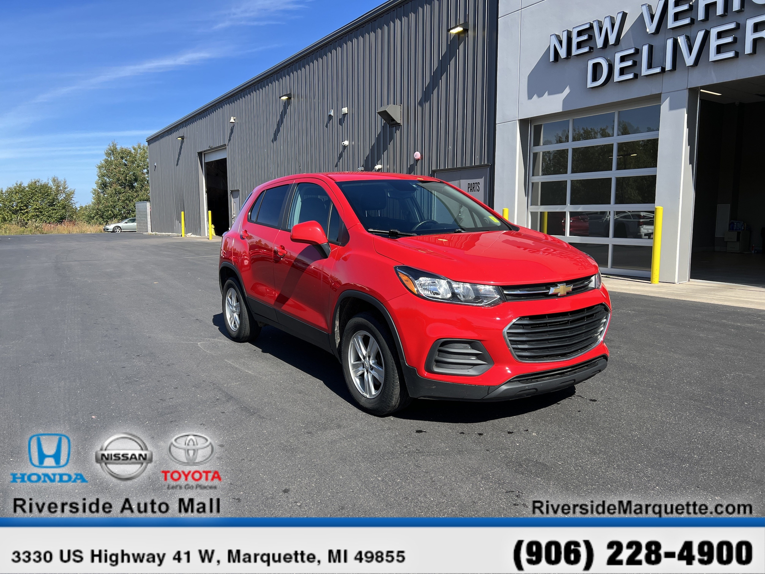 Certified 2020 Chevrolet Trax LS with VIN KL7CJNSB9LB341506 for sale in Marquette, MI
