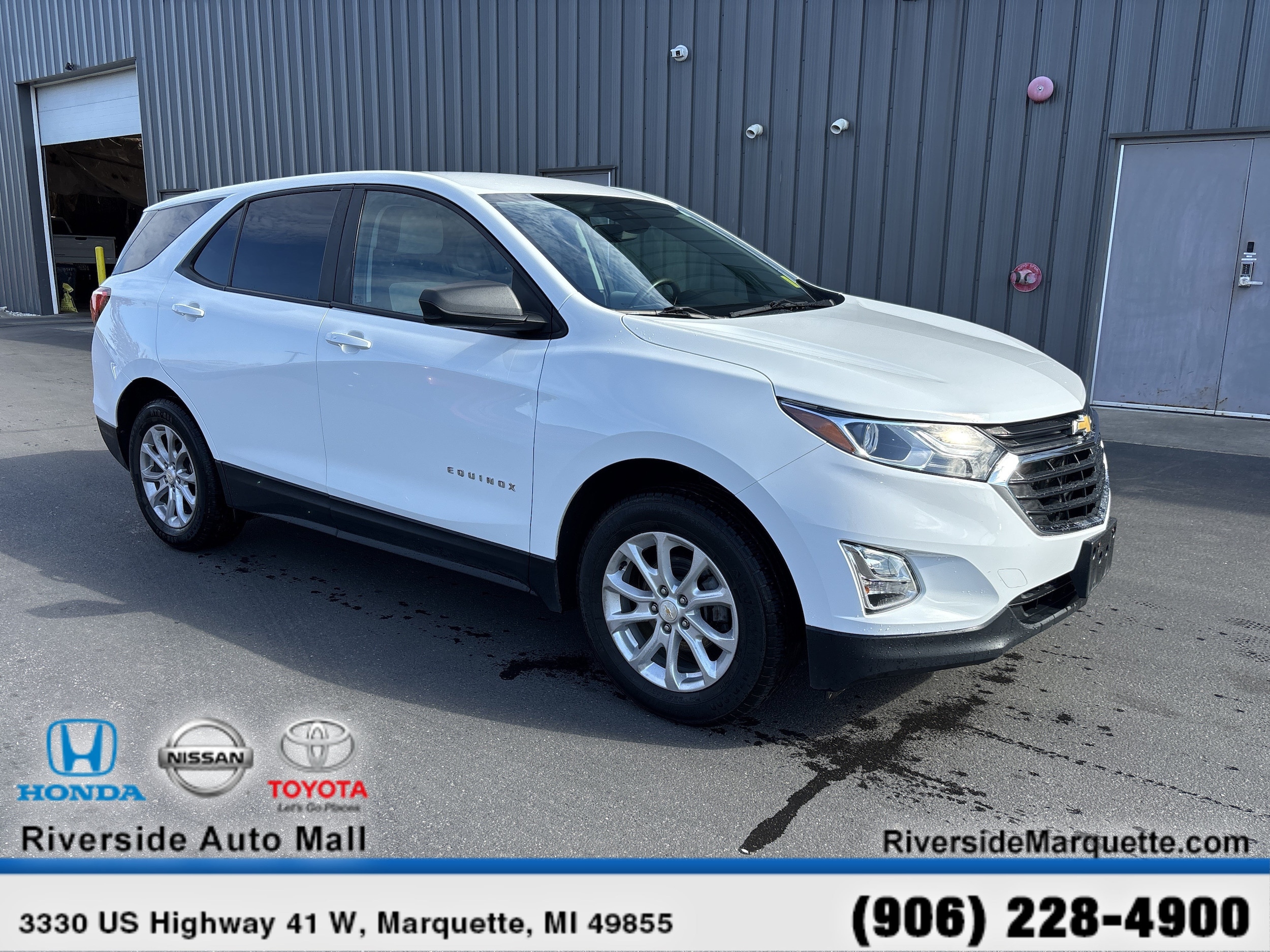 Used 2020 Chevrolet Equinox LS with VIN 3GNAXSEV7LS564801 for sale in Marquette, MI