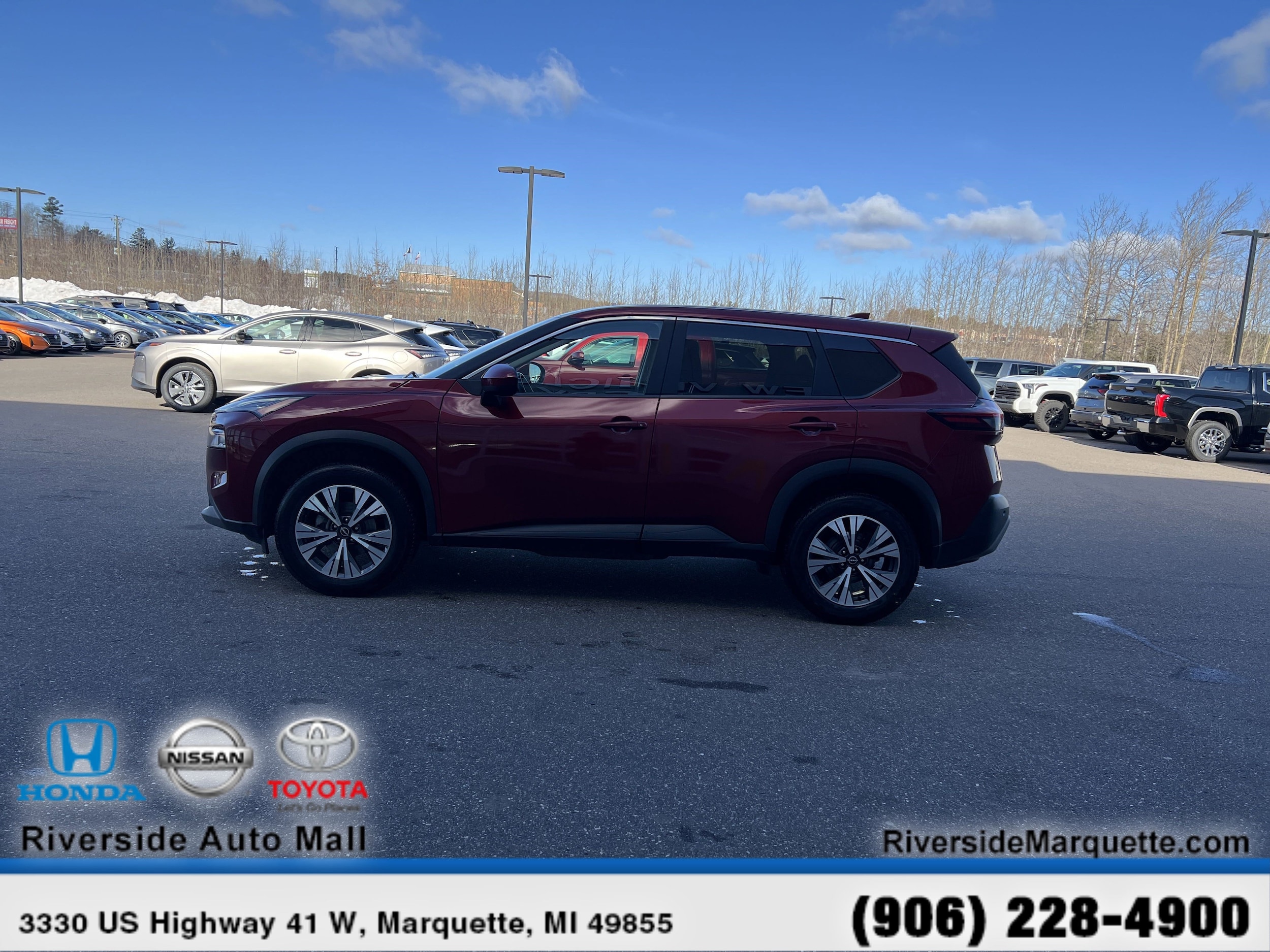 Certified 2023 Nissan Rogue SV with VIN 5N1BT3BB7PC801142 for sale in Iron Mountain, MI