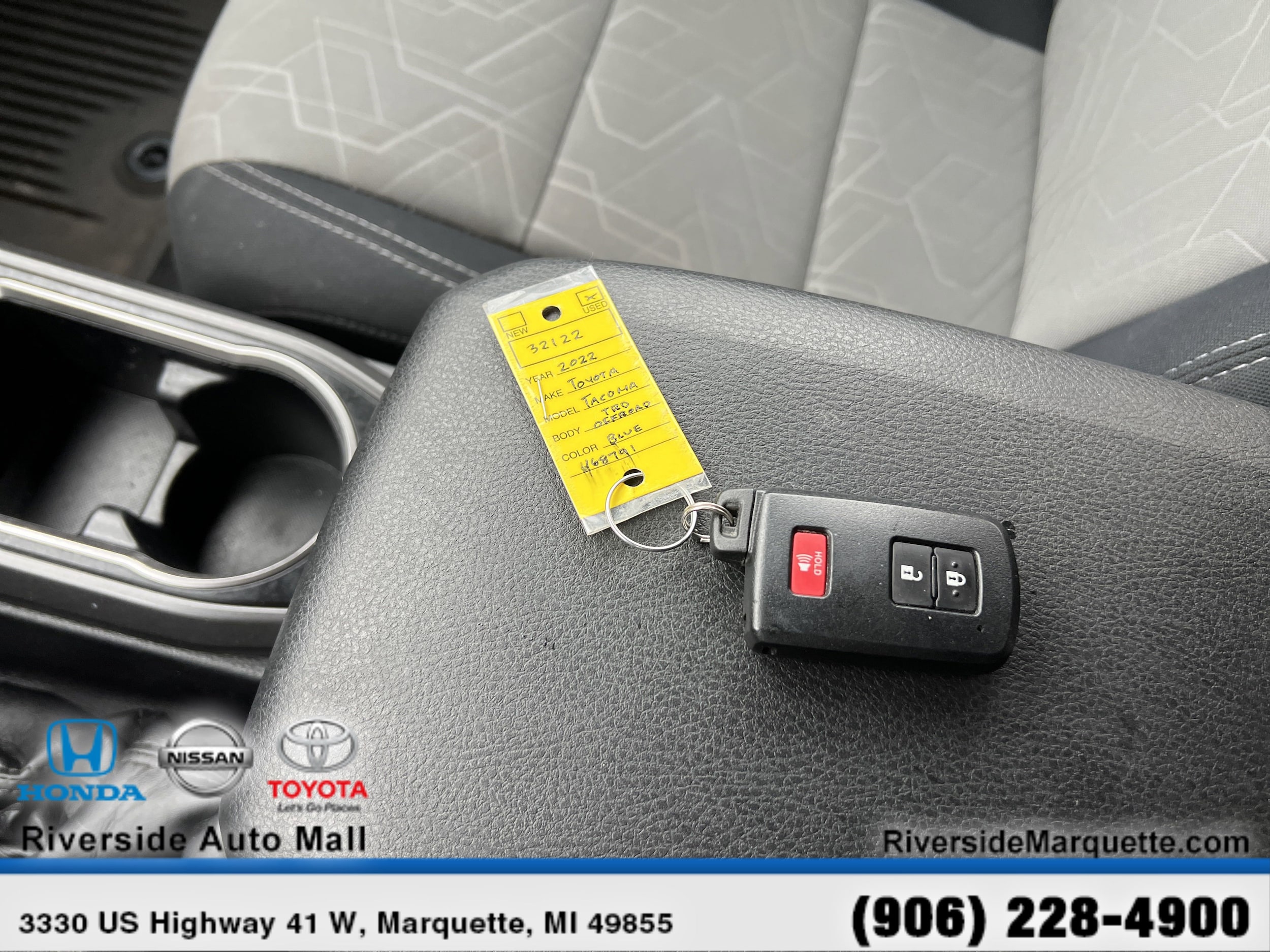 Certified 2022 Toyota Tacoma TRD Off Road with VIN 3TMCZ5AN7NM468791 for sale in Iron Mountain, MI