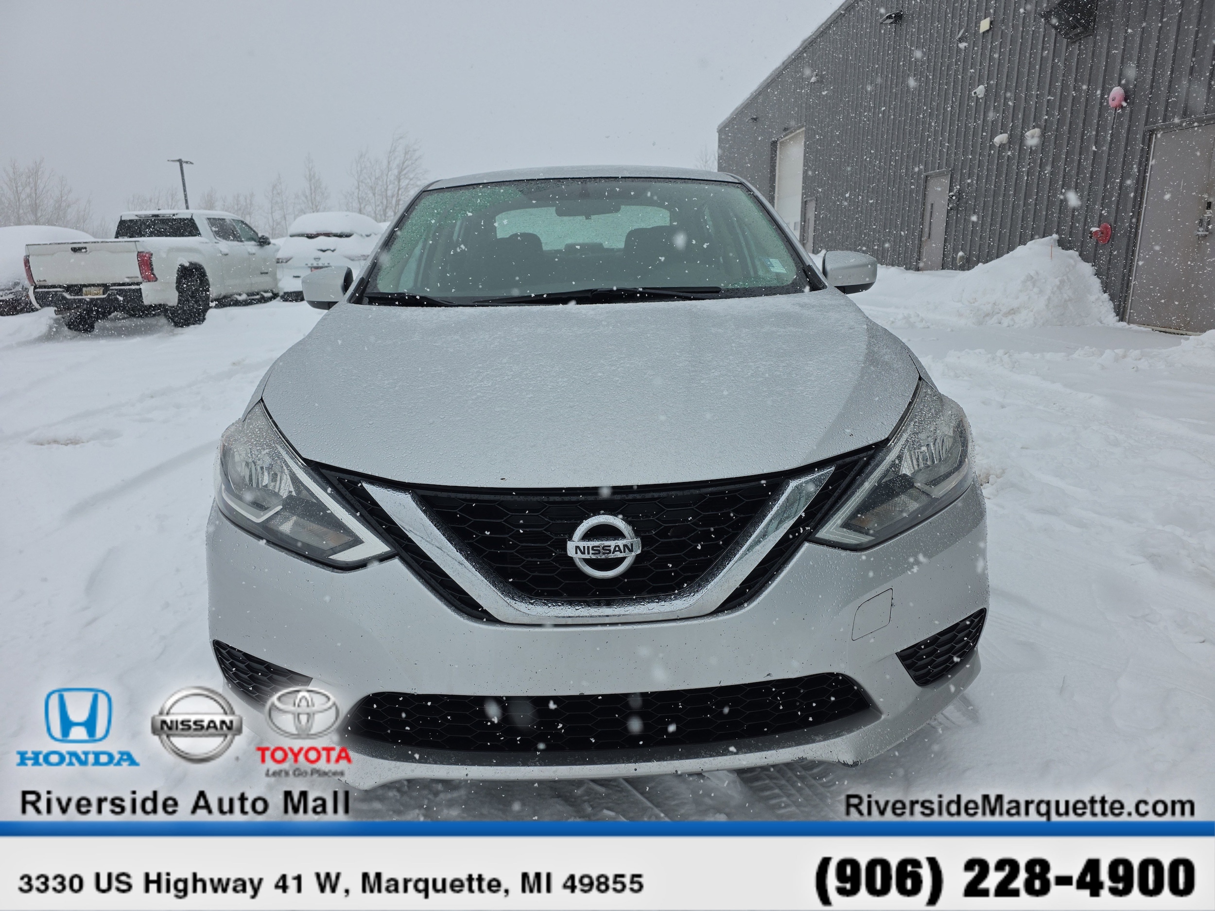 Used 2017 Nissan Sentra SV with VIN 3N1AB7AP0HL717048 for sale in Marquette, MI