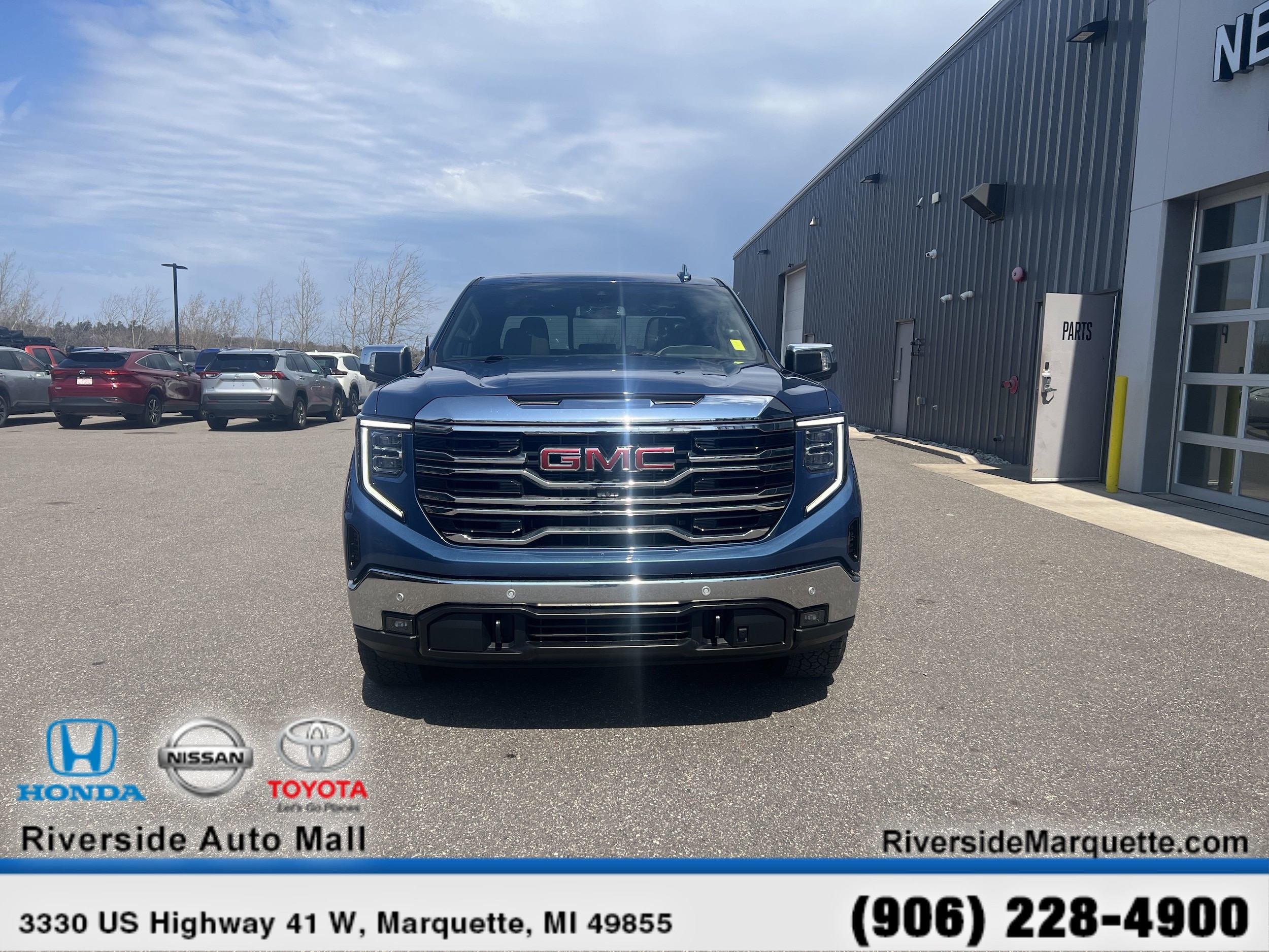 Used 2024 GMC Sierra 1500 SLT with VIN 1GTUUDE89RZ220578 for sale in Iron Mountain, MI