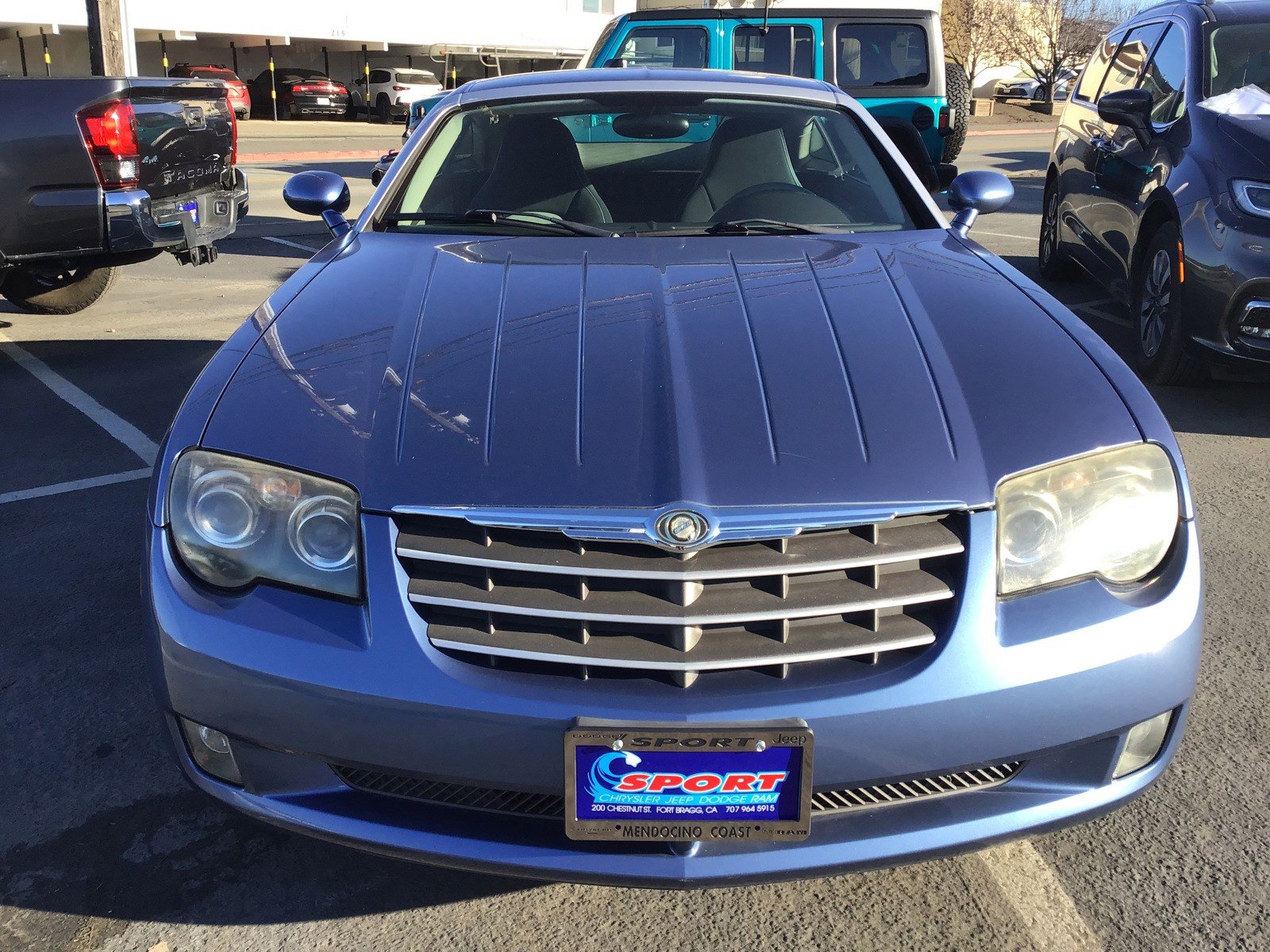 Used 2008 Chrysler Crossfire Limited with VIN 1C3LN69L58X074813 for sale in Fort Bragg, CA