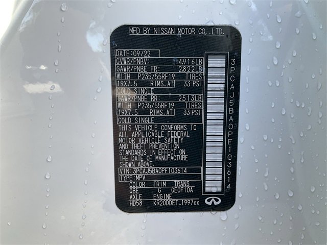 Thumbnail: 2023 INFINITI QX50 - 27