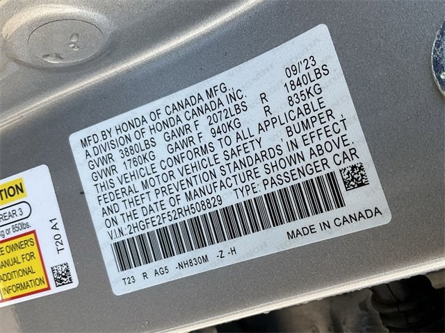 Thumbnail: 2024 Honda Civic - 19